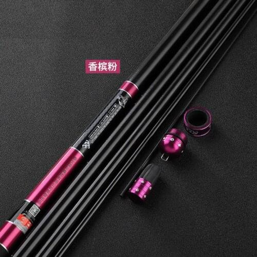 SYNTHA Deepred Tulip 19 Hard Purple Stone 28 Hard Fishing Rod Superlight Superhard 3.6m 3.9m 4.5m 4.8m 5.4m 5.7m 6.3m 7.2m