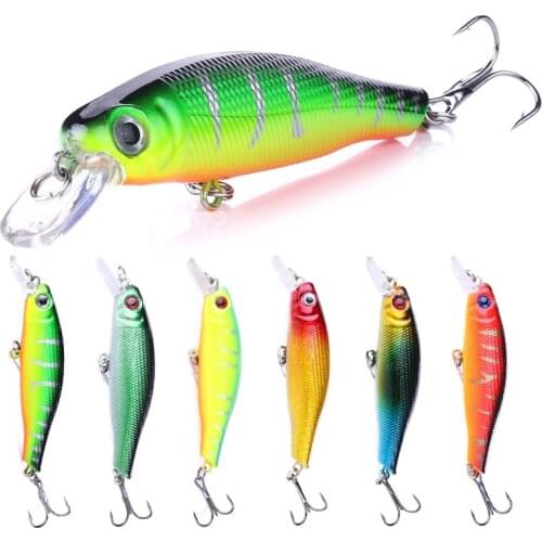 1PCS pesca 8.5CM/8.5G fishing lures fishing bait minnow bass lure fishing tackle isca artificial wobbler