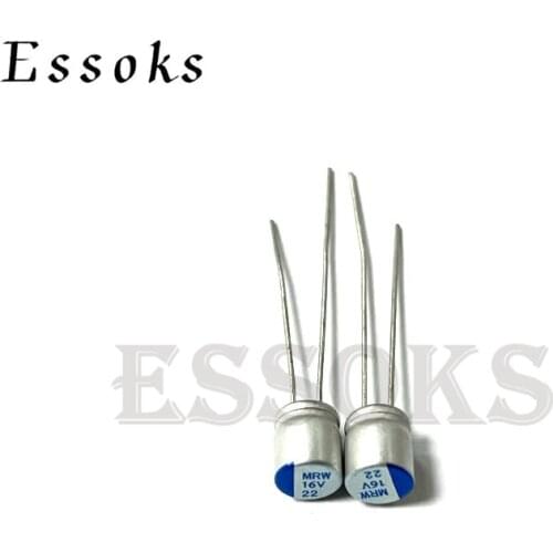 10pcs 16V 22uF 5X6 mm Super Low ESR 16V22uF For Motherboard Solid Capacitor Capacitors