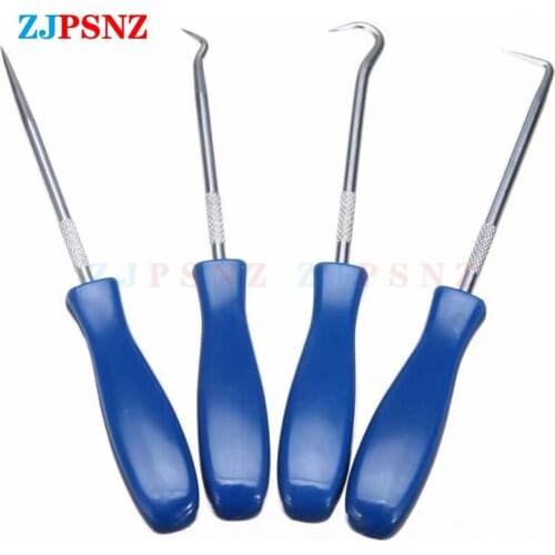 4Pcs Car Remover Tools Set Auto Car Pick and Hook Set O Ring Oil Seal Gasket Puller Remover Craft Hand Mechanic Tool 160mm 240mm