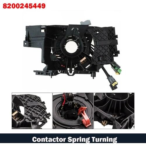 Contactor Spring Turning Spiral Clock Spring 7701057095 8201590627 For Renault Clio III 2005-2012 KANGOO II 2008- Car Accessory