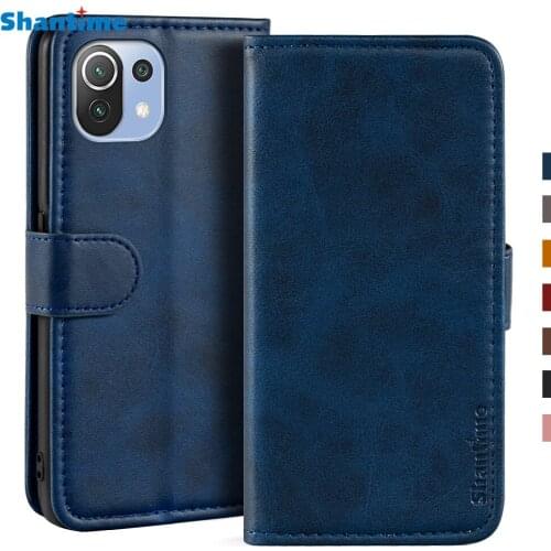 Case For Xiaomi Mi 11 Lite 5G Case Magnetic Wallet Leather Cover For Xiaomi Mi 11 Youth Mi 11 Lite India Stand Coque Phone Cases