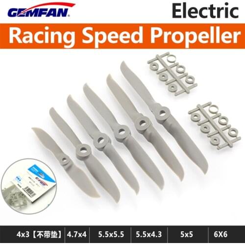 Gemfan 4030 4740 5050 5543 5555 6060 Electric Racing Speed Propeller For for Electric Airplanes RC Racing Propeller Adpater 2PCS