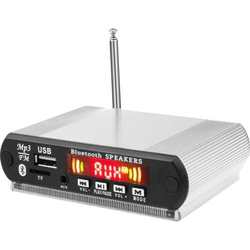 KEBIDU wireless bluetooth car radio WMA MP3 audio player decoder board DIY aluminum box shell for car accessories