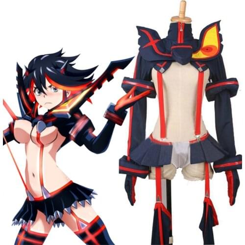 Kill la Kill Ryuko Matoi Kamui Senketsu Ver. Cosplay Costume Custom Made Any Size Halloween Anime Fancy Costume