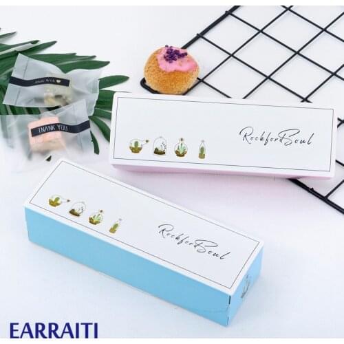 12PCS Candy Cookie Packaging Gift Box Christmas Baking Cake Boxes Container Birthday Weeding Biscuit Dessert Flamingo Cardboard