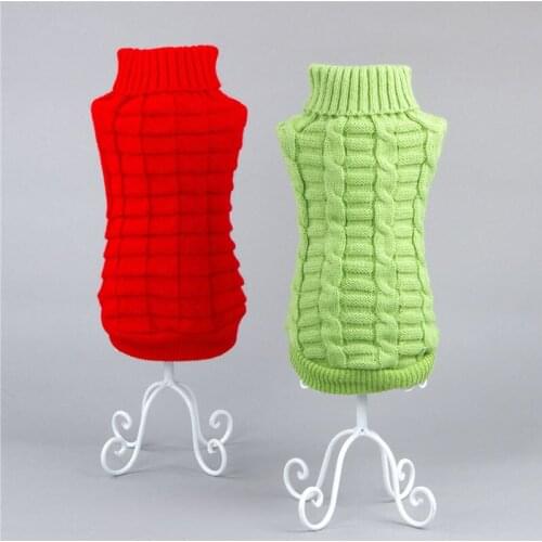 Leisure Pet Dog Clothes Winter Warm Dog Sweater Coat for Small Dogs Chihuahua Yorkies Pug Costumes Puppy Cat Clothing Outfits