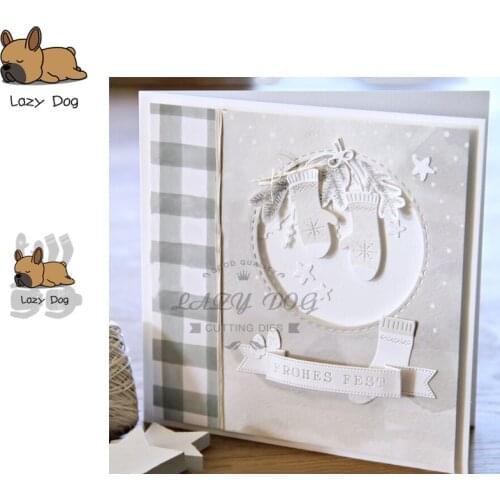 Sweater Gloves Socks Christmas Metal Cutting Dies Scrapbooking Stencil Craft Embossing Die Cuts Card Making New Dies For 2020