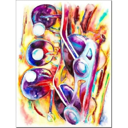 Full Diamond embroidery Saxophone button Diy 5d Diamond painting cross stitch house mosaic square icon Paste the whole picture