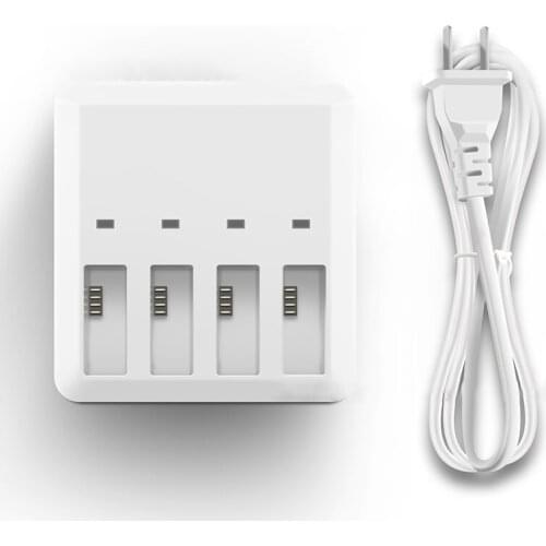 Portable 4 in 1 Multi Port Battery Charger Hub for DJI Tello RC Drone Quick Charging Accessories US Plug Battery Charger