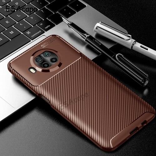 For Xiaomi Redmi Note 9 pro 5G Carbon Fiber Shockproof Cases For Redmi 10X 5G 9S 9A 9i K30 Ultra TPU Silicone Phone Back Cover