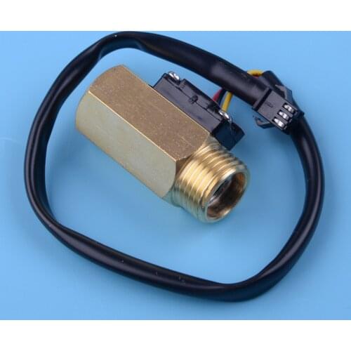 LETAOSK G1/2" Liquid Water Flow Hall Sensor Counter indicator Switch Flow Meter For Industrial Control 1-30L/M