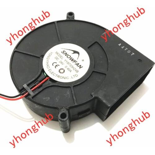 SNOWFAN YY9733H24B DC 24V 0.4A 97x97x33mm 2-wire Server Cooling Fan