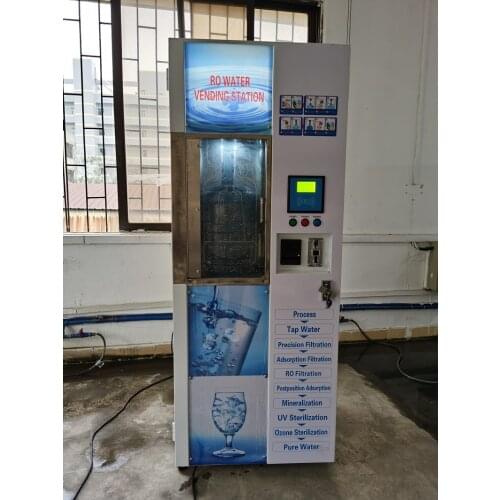 Commercial 800GPD Pure Water Vending Machine for Drinking Water with IC Card Bill and Remote Monitoring