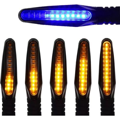 1PCS/2PCS Motorcycle LED Turn Signal Light Indicator Lights Scooters Switch-Stop Lamp Moto Light Universal Turn Light