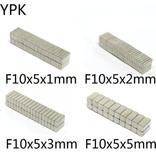 10 50 100PCS/LOT Magnet 10*5*1 10*5*2 10*5*3 10*5*5 N35 NdFeB MAGNET 10x5x1 10x5x2 10x5x3 10x5x5 Neodymium Magnets