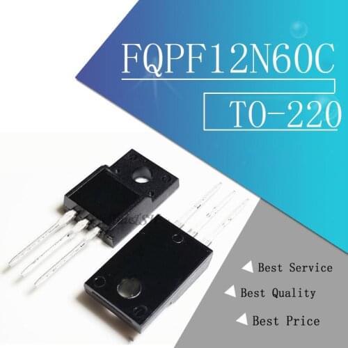 10pcs/lot FQPF12N60C TO-220 12N60C 12N60 TO220 FQPF12N60 TO-220F new MOS FET transistor