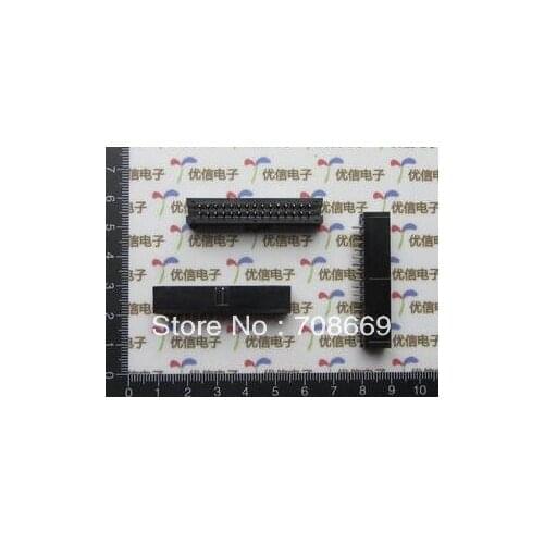100pcs DC3 30 Pin Shrouded Male Header Connector 2.54mm