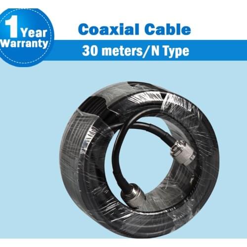 30 Meters High Quality N Male To N Male Connector 50ohm 5D Coaxial Cable For Mobile Phone Signal Booster Repeater Amplifier S30