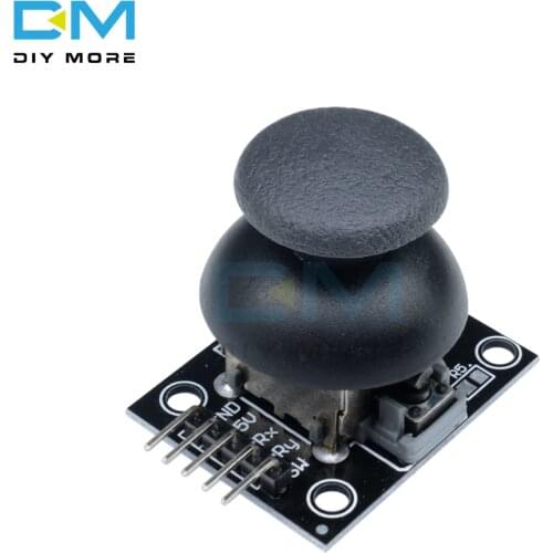 JoyStick 5Pin Breakout Module Shield For PS2 Joystick Game Controller 2.54mm Pin Two-way Rocker 10K Resistor For Arduino DIY KIT