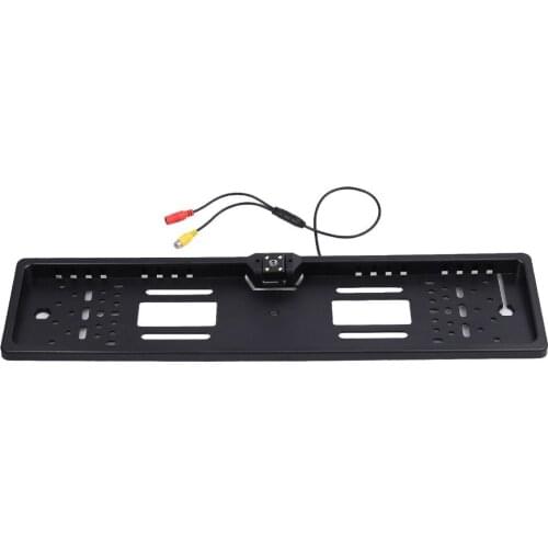 EU Car License Plate Frame Rear View Reverse Back Up Parking Night Vision Camera Dedicated Car Rear View Reversing Camera