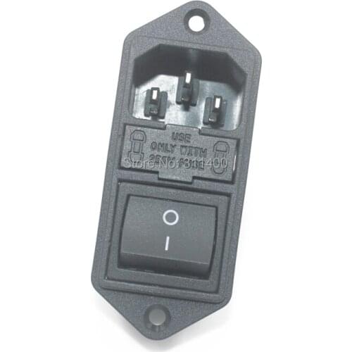LZ-14-F14 double fuse with black switch IEC socket use for medical,body building ,beauty apparatus instruments