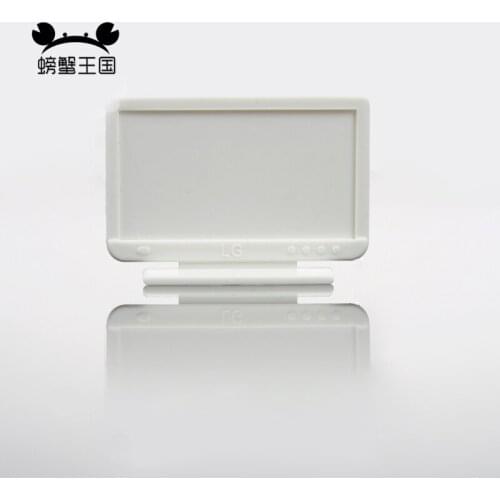 6pcs 1:20 1:25 1:30 TV Model Television Simulation Furniture Toys for Doll House Decoration Miniature Accessories