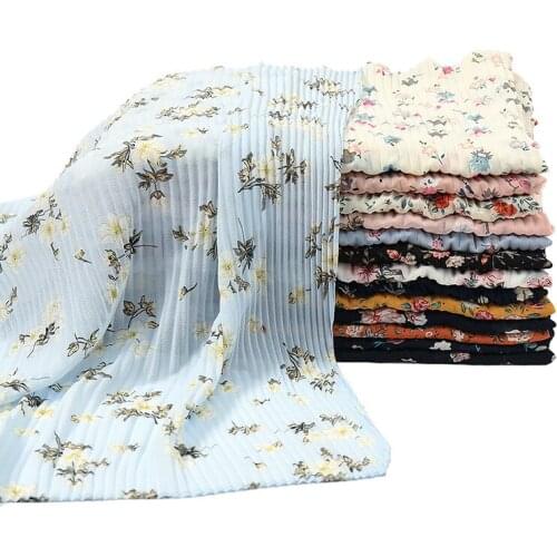 Fashion women bubble chiffon hijab scarf foulard femme musulman printed shawl islamic clothing headwear muslim headscarf