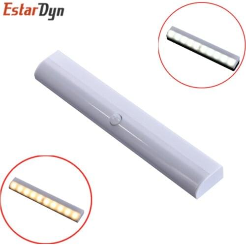 Motion Sensor Night Light Potable 10 LED Closet Lights Battery Powered Wireless Cabinet IR Infrared Motion Detector Wall Lamp