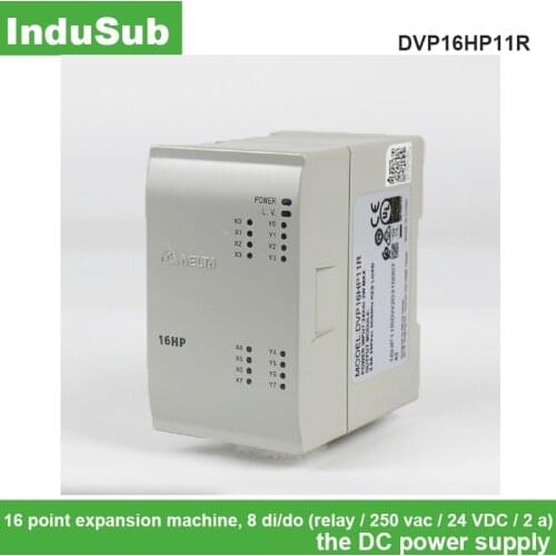 New Original DVP16HP11R PLC Module EH3 Series PLC Digital Module DI 8 DO 8 Relay new in box