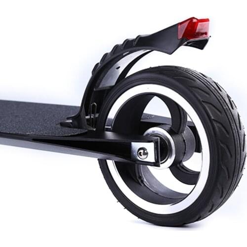 5.5 Inch Practical Foot Brake Safe Electric Protective Carbon Fiber With Tail Light Rear Universal Scooter Easy Install