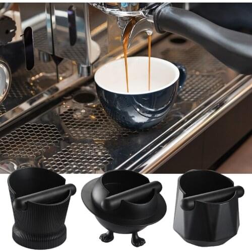 Coffee Grind Dump Anti Slip Shock-absorbent Coffee Grind Knock Box Detachable Knock Bar Household Coffee Grind Knock Box Contain