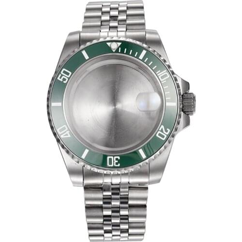 18MM 20MM Brush Polish Solid Stainless Steel Jubilee Watch Strap Curved End For Rolex