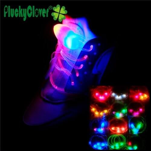2 pcs/pair LED Rainbow Inline Skates Shoelace Flash Athletic Sport Shoe Laces Strings Quad Skates Shoe Strings Sport Shoes Part