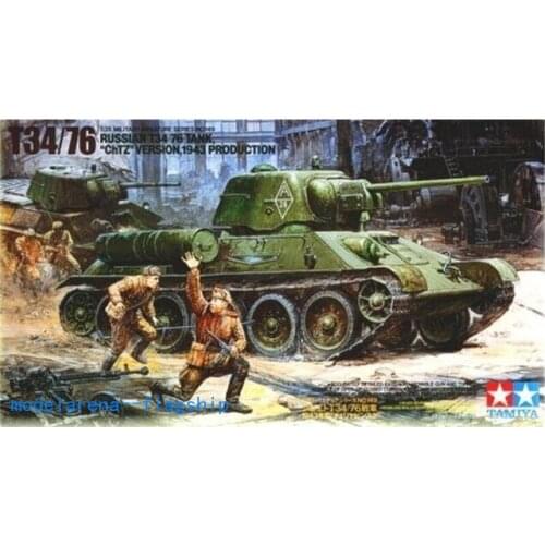 Tamiya 35149 1/35 Scale Model Kit WWII Russian Medium Tank T34-76 ChTZ 1943 Ver