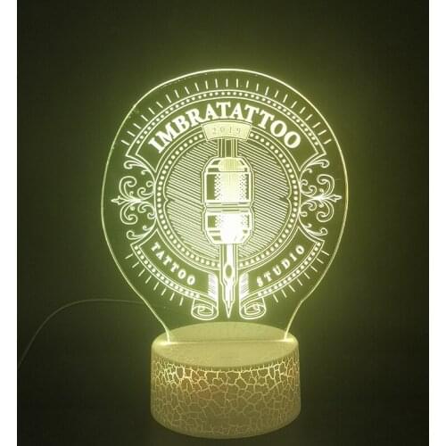 Tatto Studio 3D Lamp Unique Gift for Baby Battery Powered Bright Base Supply Directly Nightlight Usb Led Night Light Lamp