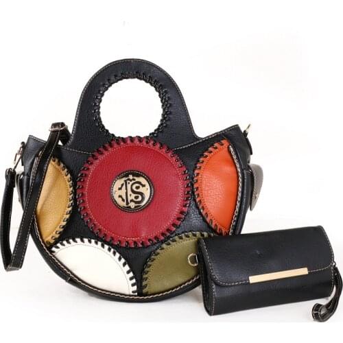 Woven handbags new color shell-shaped stitching bag fashion trend beach holiday handbags