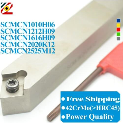 SCMCN1010H06 SCMCN1212H09 SCMCN1616H09 SCMCN2020K12 SCMCN2525M12 SCMCN CNC Lathe Cutter Turning Tool Holder CCMT09T304 Inserts