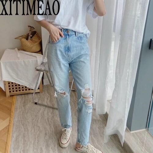 XITIMEAO Womens Boyfriend Jeans