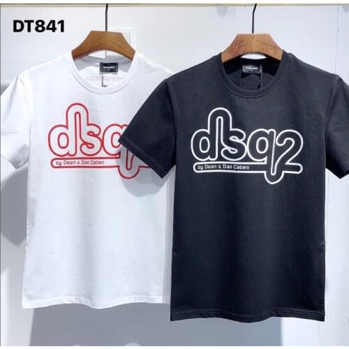 DSQUARED2-Mens and womens summer cotton T-shirt, 2021 dsq2 simple style, DT841
