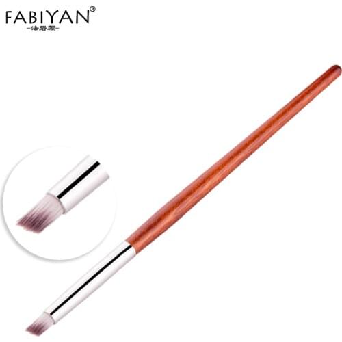 1PC Gradient Color Change Nail Art Dye Drawing Painting Angled Brush Pen Acrylic UV Gel Polish Gradual Blooming Tips Wood Handle