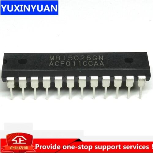 5PCS MBI5026GN MBI5026 5026 DIP24