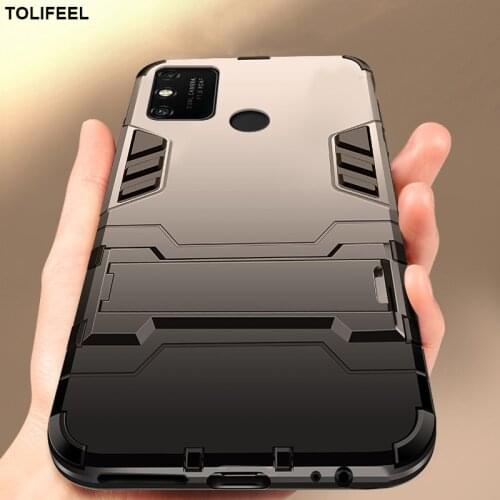 Case For Huawei Honor 9A Silicone Cover Anti-Knock Hard PC Robot Armor Slim Phone Back Cases For Honor Play 9A Coque