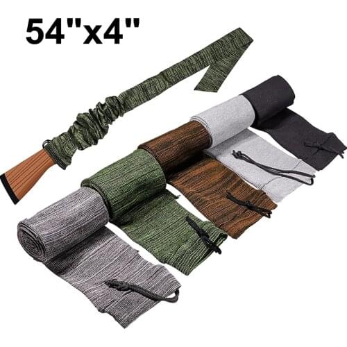 54/14inch Gun Sock 100% Polyester Silicone Treated Case Rifle Protection Cover Soft Fabric Tactical Hunting Rifle Gun Accessory
