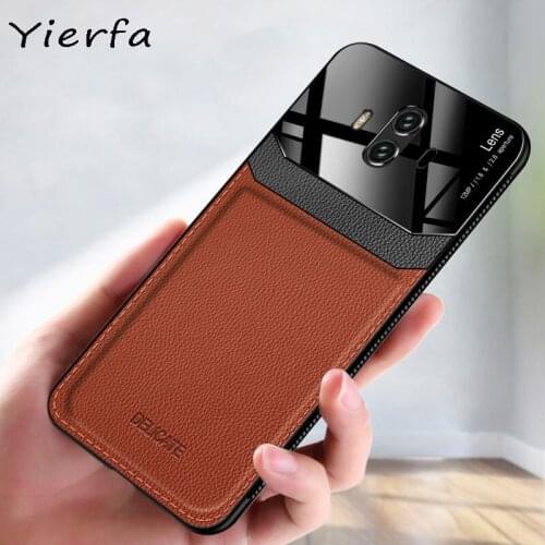 For Huawei Mate 10 Phone Case PU Leather Mirror Plexiglass Silicone Shockproof Bumper For Huawei Mate 8 9 10 Back Cover Coque