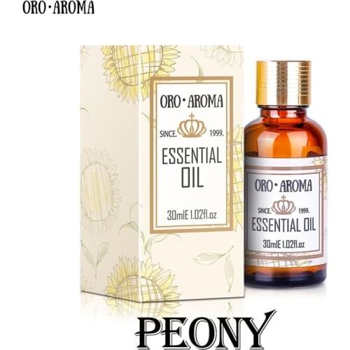 Peony essential oil oroaroma body face skin care spa message fragrance lamp Aromatherapy