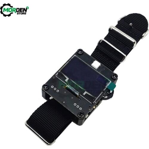 ESP8266 Wifi Watch Programmable Development Board Wearable OLED Display ESP-12F Buint-In Battery Smart Watch for Arduino