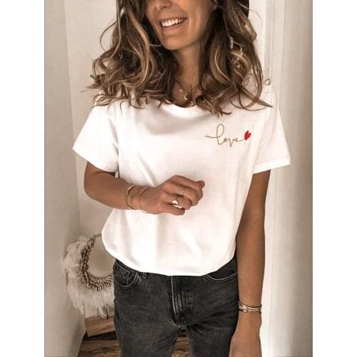 Graphic tee long sleeve summer tops for women 2020 all neon store clothes Printed short sleeve T-shirt bottomed shirt