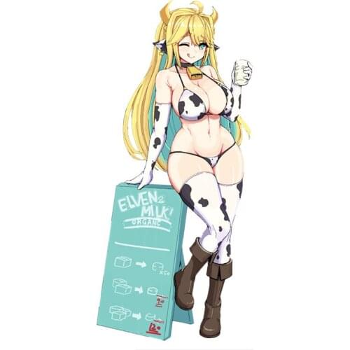 Personality Sell BBW Sexy Girl Elven Forest Maker Last Origin Game Car Stickers Waifu Anime Skateboard Suitcase Car Accessories