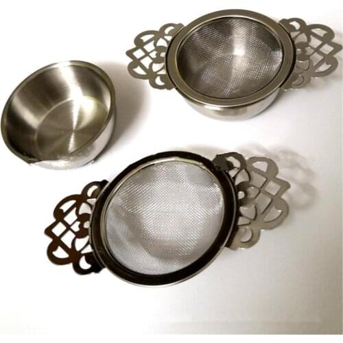 Stainless Steel Tea Strainer Infuser Mesh Filter Loose Leaf Spice Herbal